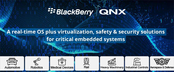 Blackberry QNX Solutions Header