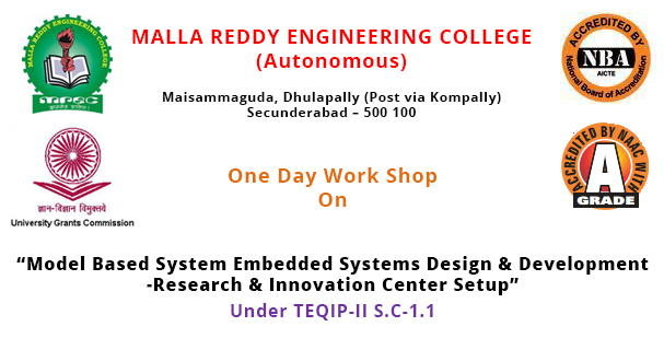 Malla Reddy Engineering College one day workshop