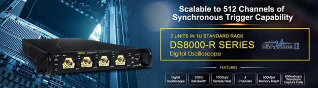 DS8000-R series digital oscilloscope banner