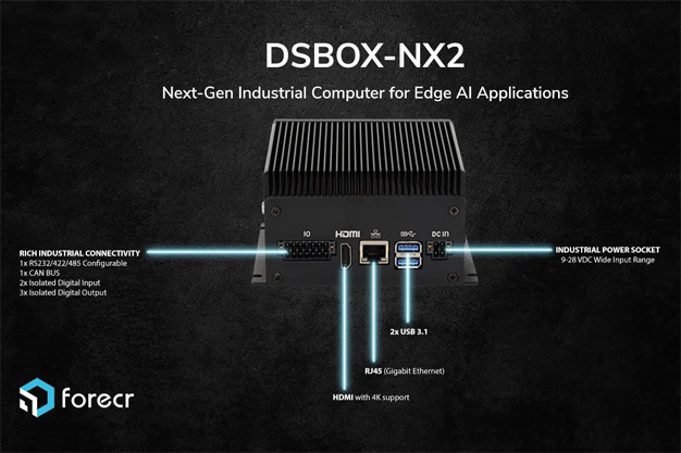 Jetson�  Xavier� NX Industrial Fanless PC - DSBOX-NX2