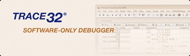 TRACE32 Software-Only Debugger Banner