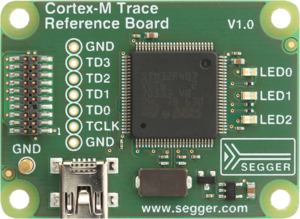 Cortex-M Trace Reference Board